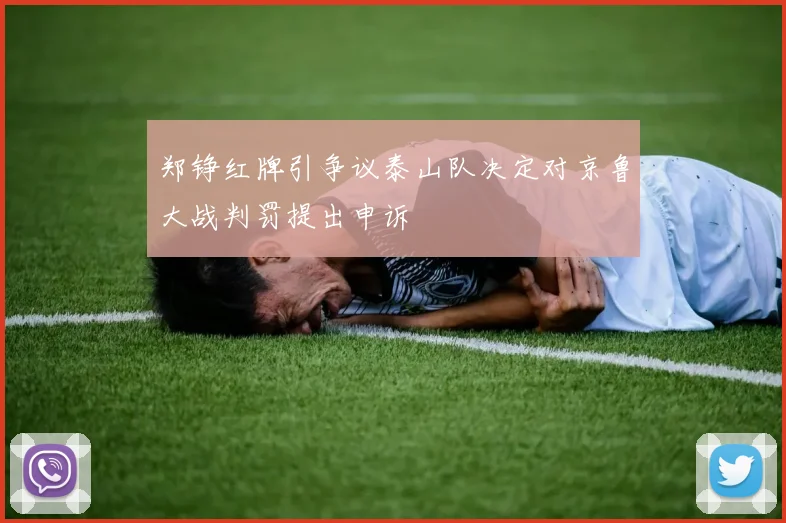 郑铮红牌引争议泰山队决定对京鲁大战判罚提出申诉
